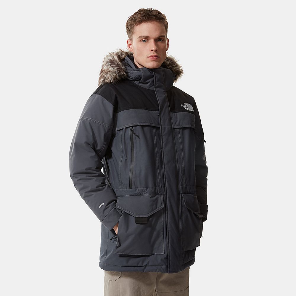 The North Face Waterproof Jackets Mens Australia - The North Face Mcmurdo 2 Parka Grey Mcmurdo (GAB-